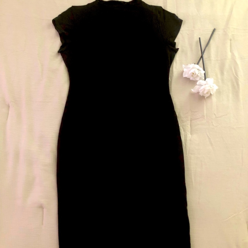 Long black dress